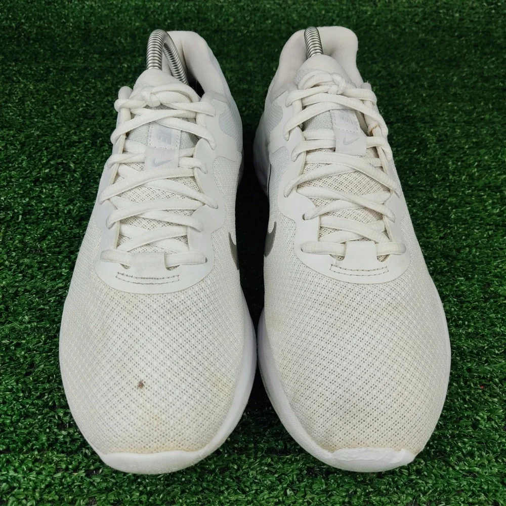 Nike Running Shoes Womens 10 White Revolution 6 Next Nature DC3729-101 Athletic